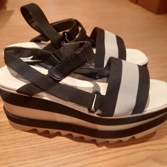 STELLA MCCARTNEY Platform Sporty Sandals 10US/ 40EU - Picture 1 of 6